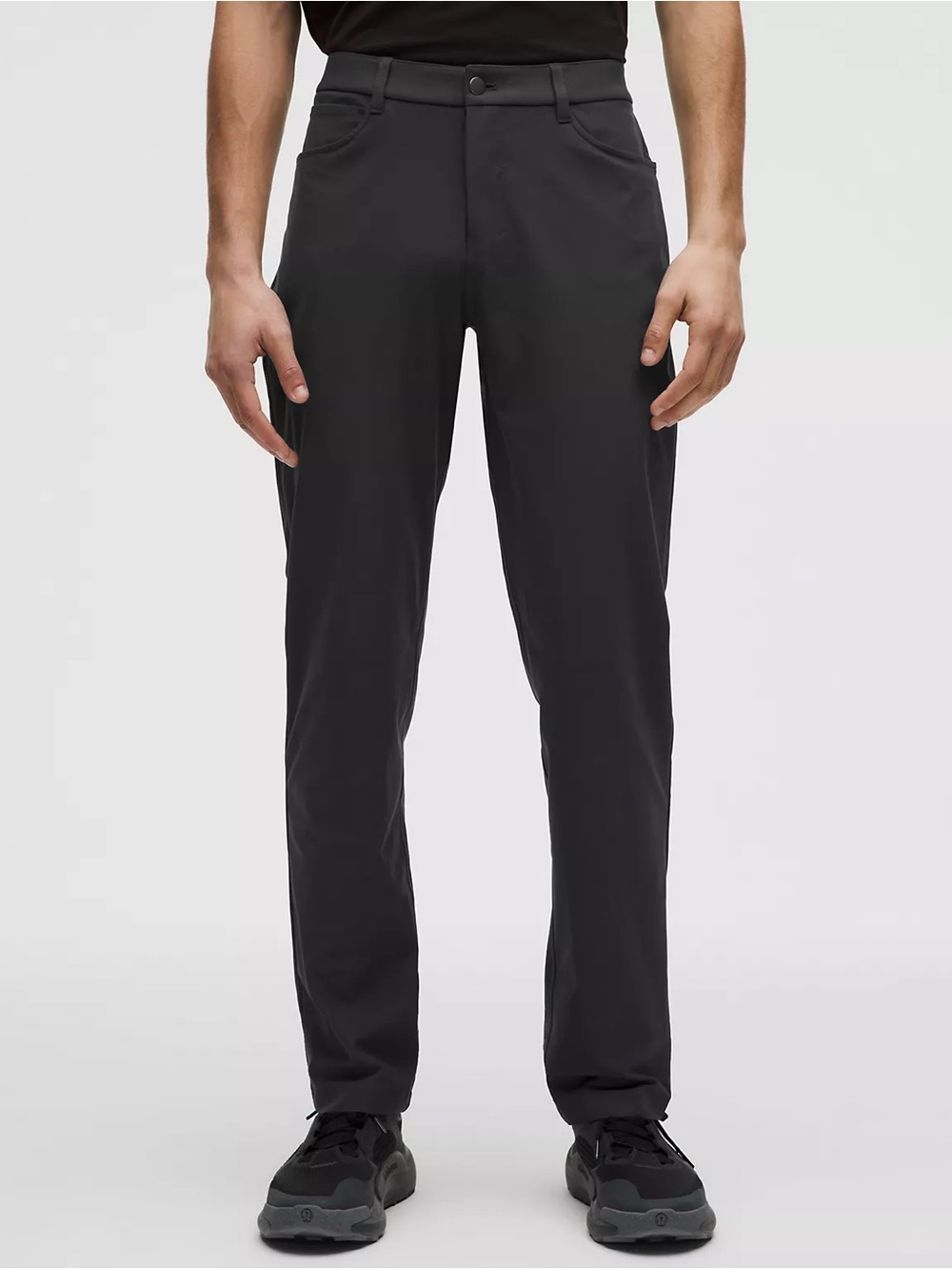 Lululemon ABC Classic-Fit 5 Pocket Pant 32L Warpstreme in Obsidian Gray